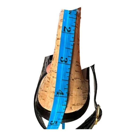 Stuart Weitzman Women's Peep Toe Slingback Platform Heels Black Size 7 - Picture 10 of 10